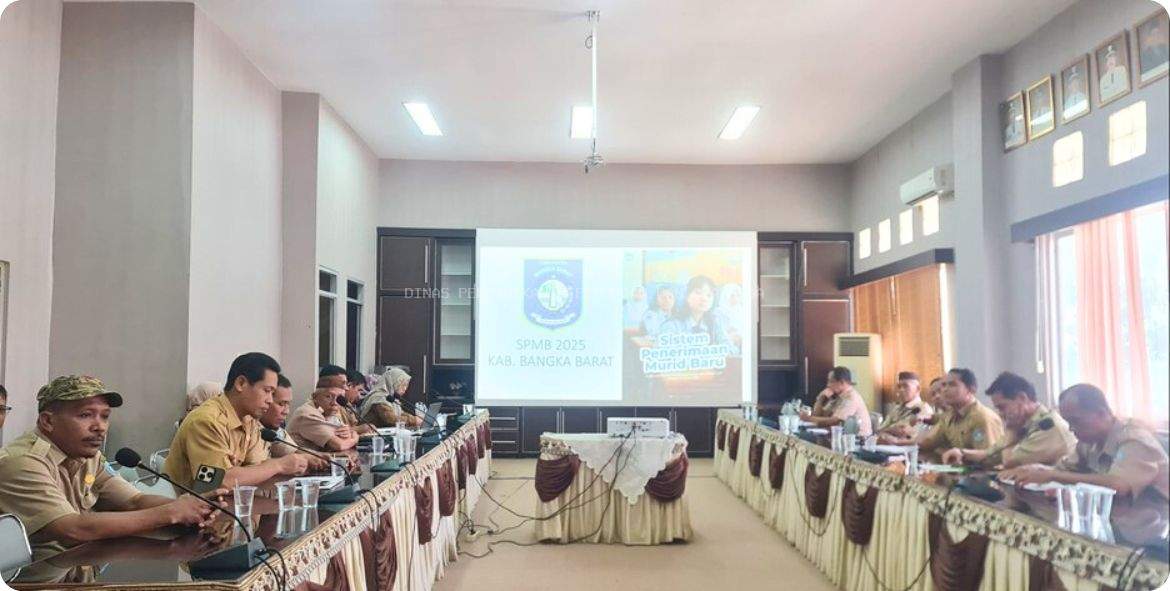 Bangka Barat Gelar Rakor SPMB 2025, Tekankan Kepatuhan dan Koordinasi Lintas Sektor