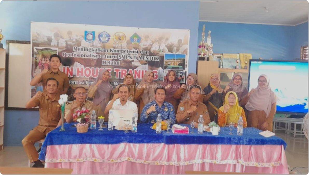 SMP Negeri 5 Mentok Gelar IHT, Perkuat Kompetensi Guru dan Transformasi Pembelajaran
