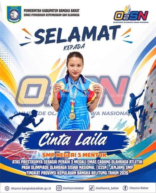 Tujuh Medali untuk Bangka Barat: Kontingen O2SN 2026 Torehkan Prestasi Gemilang di Tingkat Provinsi, Dua Atlet Lolos ke Nasional
